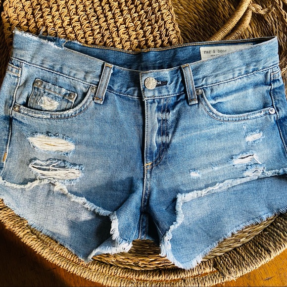 Rag & Bone Cut Off denim Shorts - Picture 10 of 12